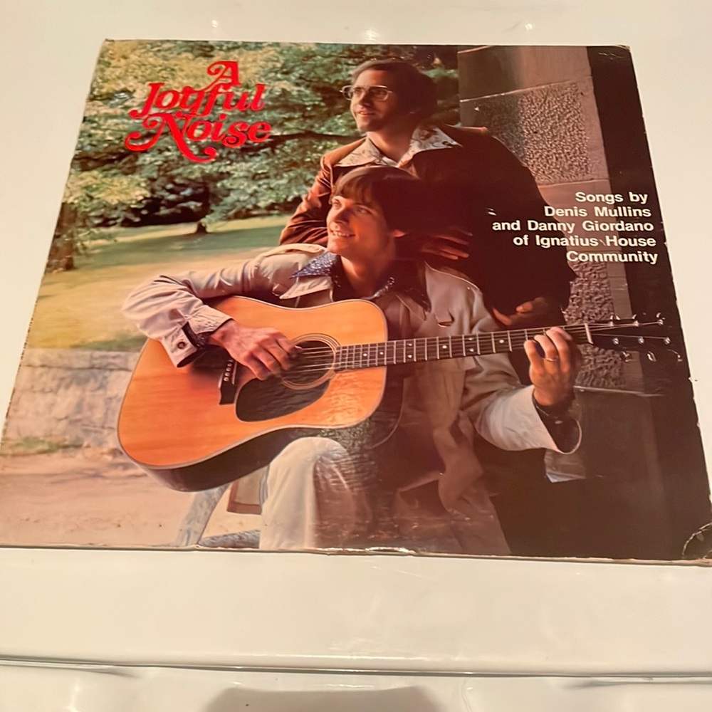 LP A joyful noise vinyl Record album Christian folk music charismatic Songs